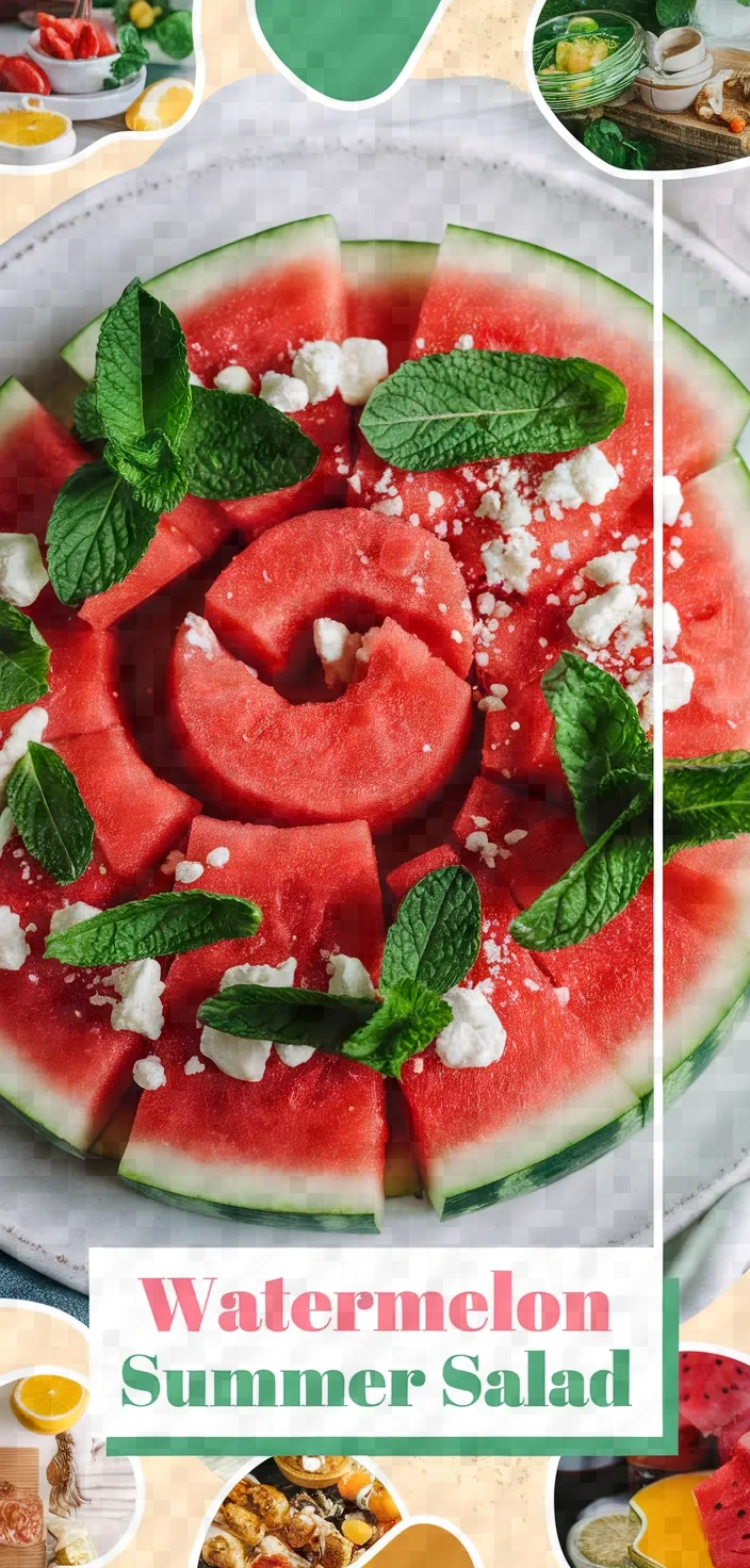 A photo of Watermelon Summer Salad Recipe