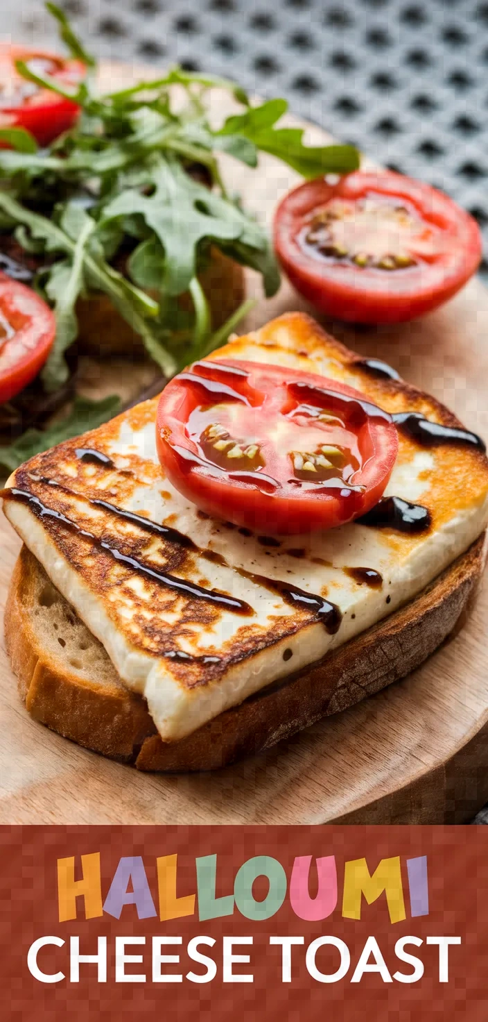 Fried Halloumi Cheese Toast Recipe