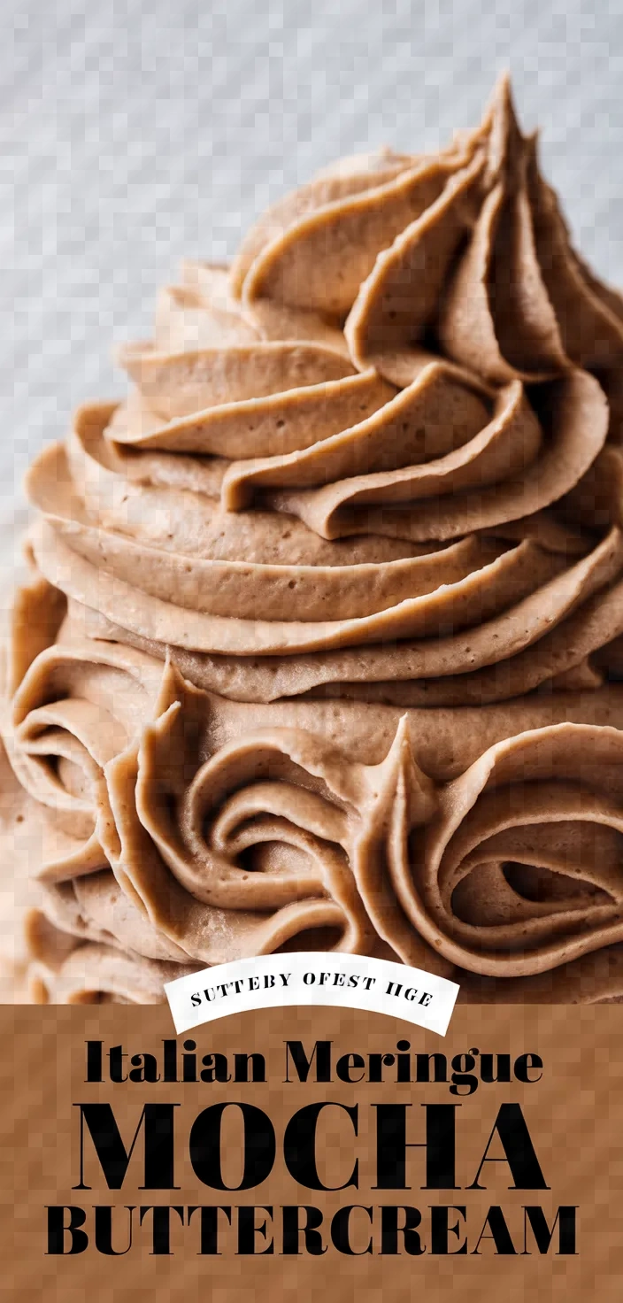 Italian Meringue Style Mocha Buttercream Recipe