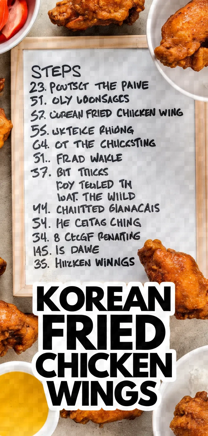 Korean Fried Chicken Wings Recipe