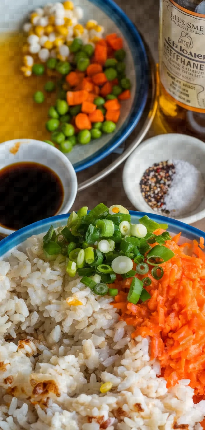 Ingredients photo for Lazy Fried Rice Recipe