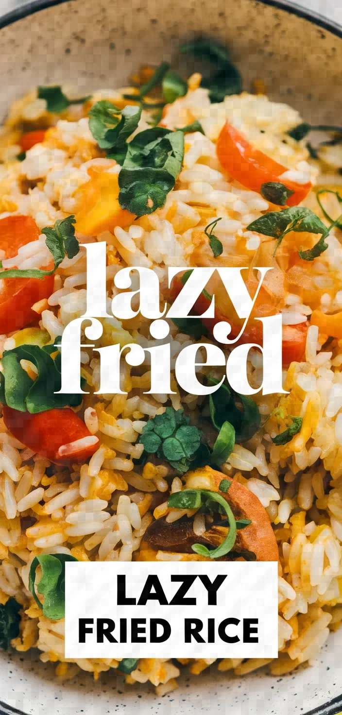 Lazy Fried Rice Recipe