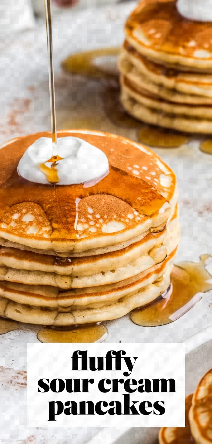 Light And Fluffy Sour Cream Pancake Recipe