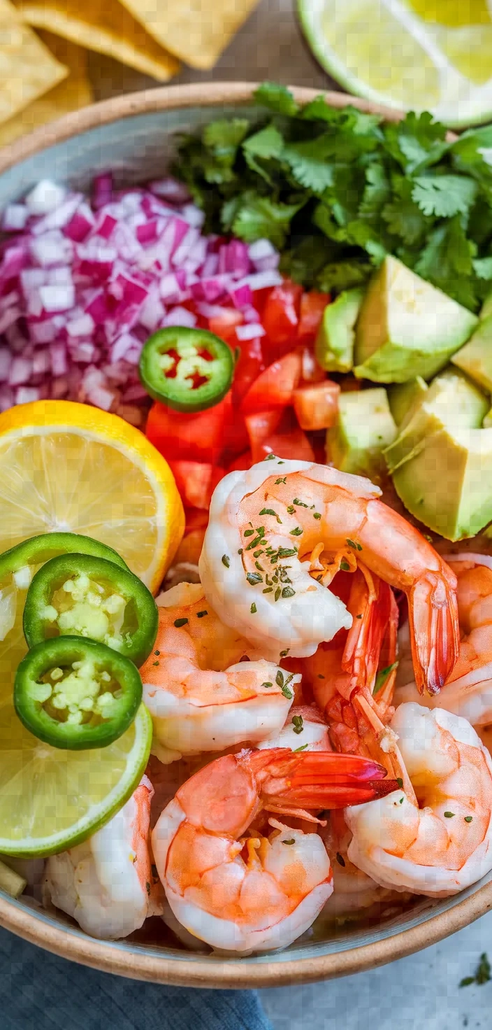 Ingredients photo for Shrimp And Scallop Ceviche Recipe