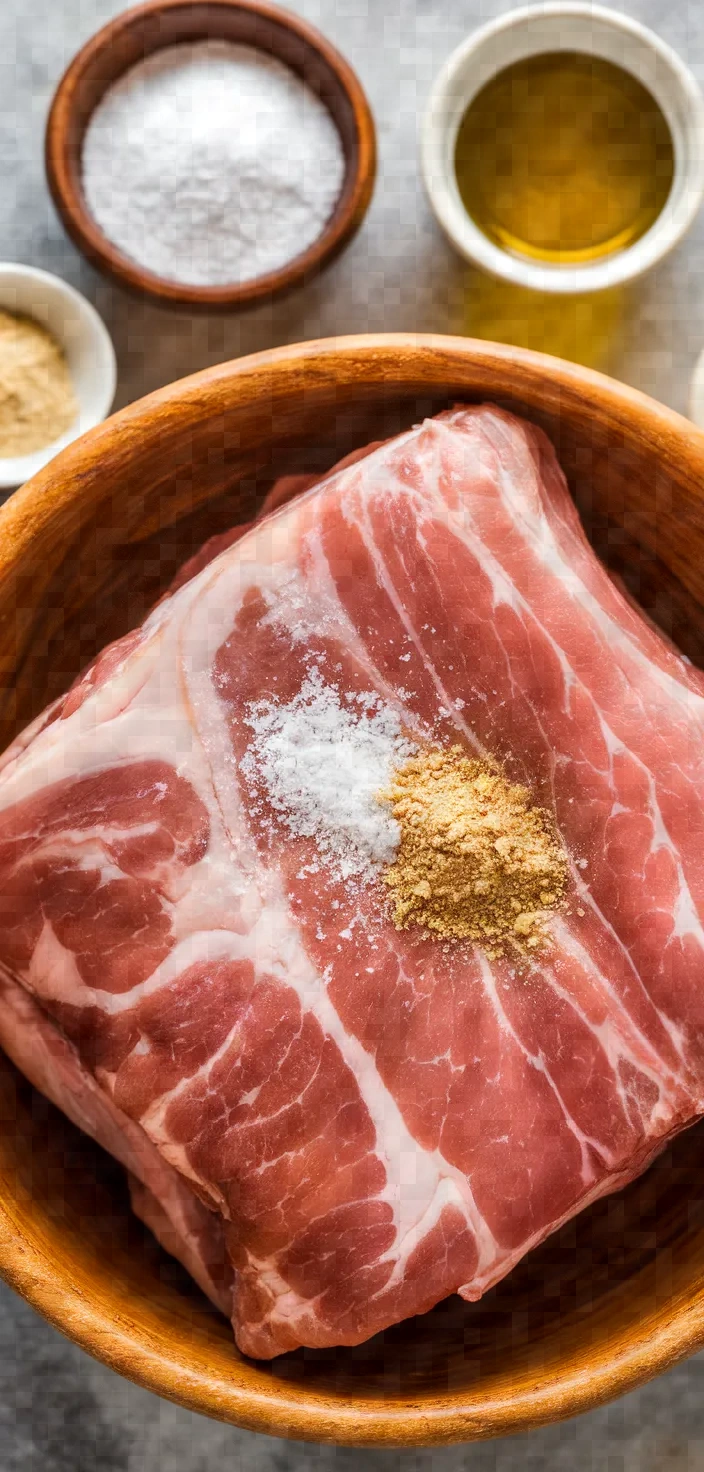 Ingredients photo for Super Easy Air Fryer Crispy Pork Belly Recipe