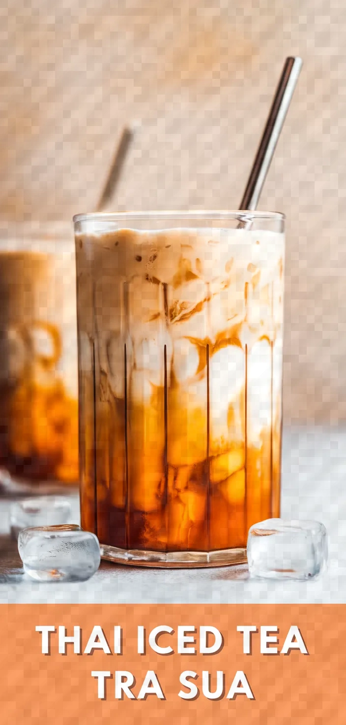 Thai Iced Tea Tra Sua Recipe