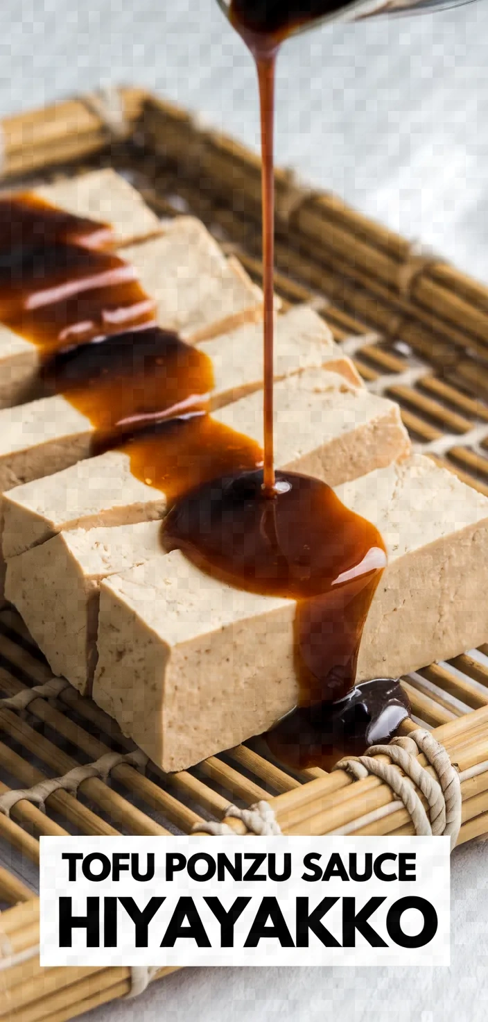 Tofu With Ponzu Sauce Hiyayakko Tofu Recipe