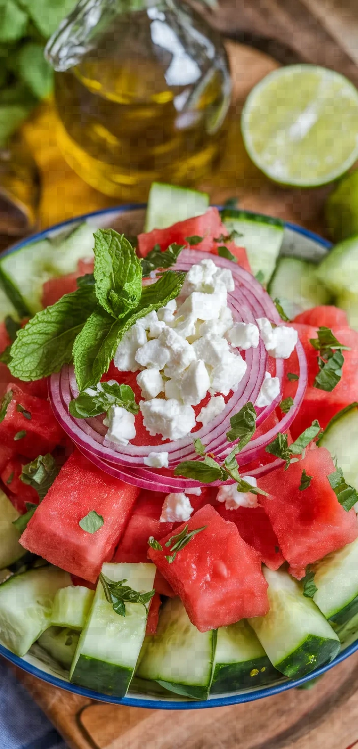 Ingredients photo for Watermelon Summer Salad Recipe