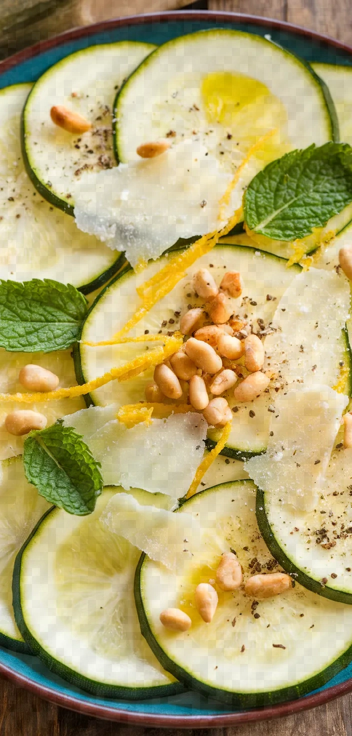 Ingredients photo for Zucchini Crudo Recipe