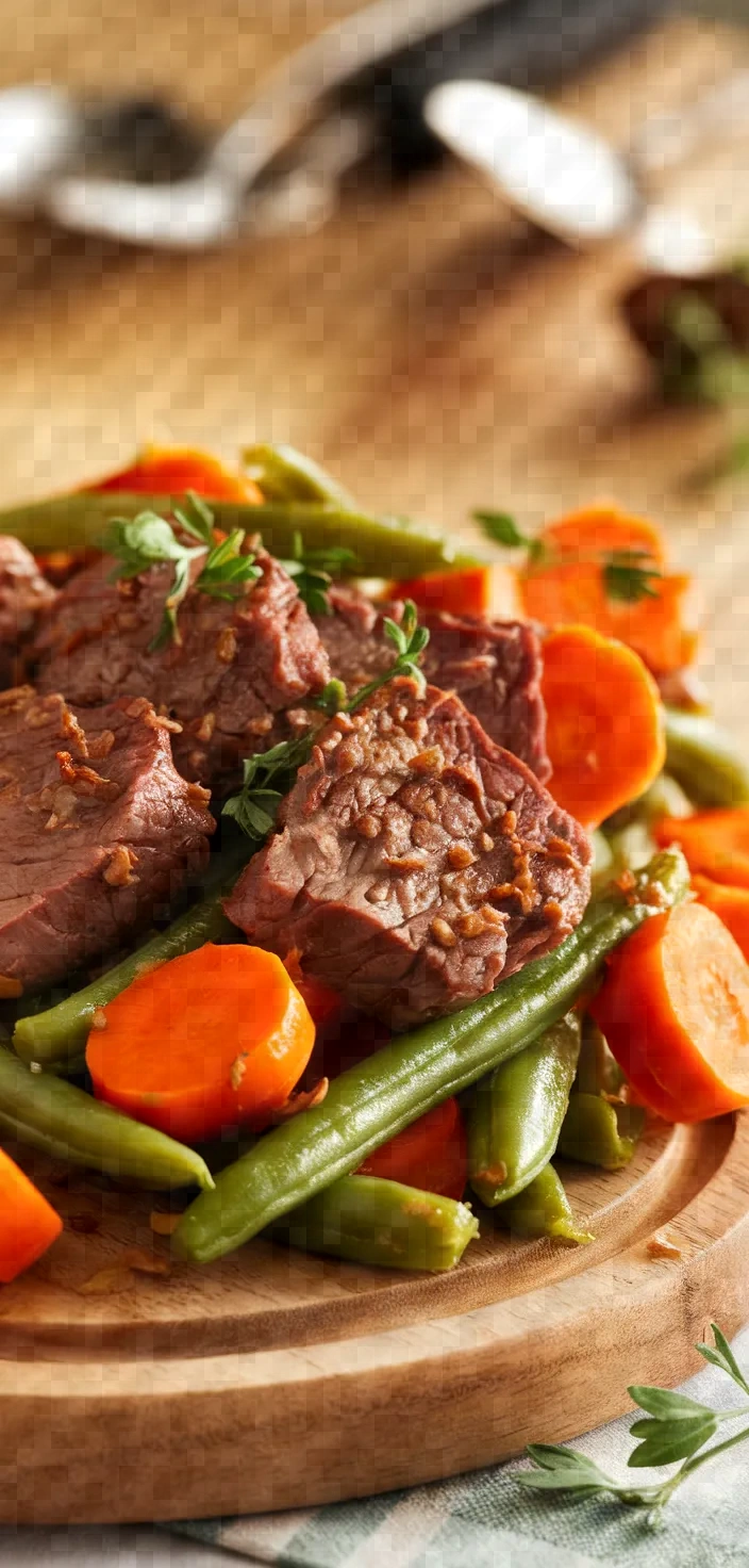 Beef Green Beans Carrots Recipe