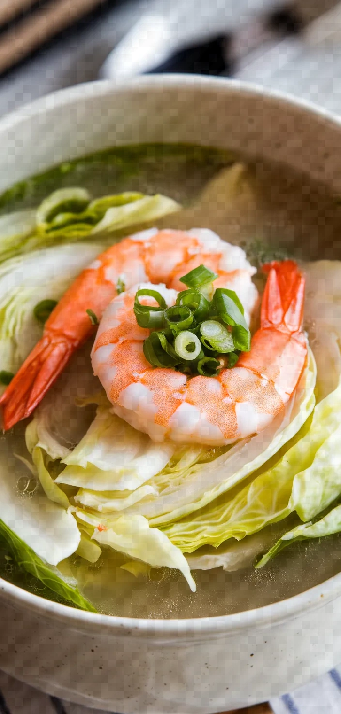 Cabbage Shrimp Soup Recipe