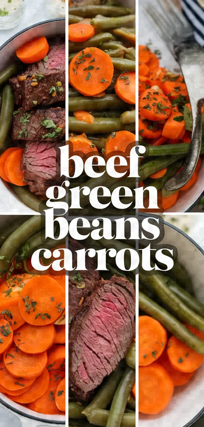 A photo of Beef Green Beans Carrots Recipe