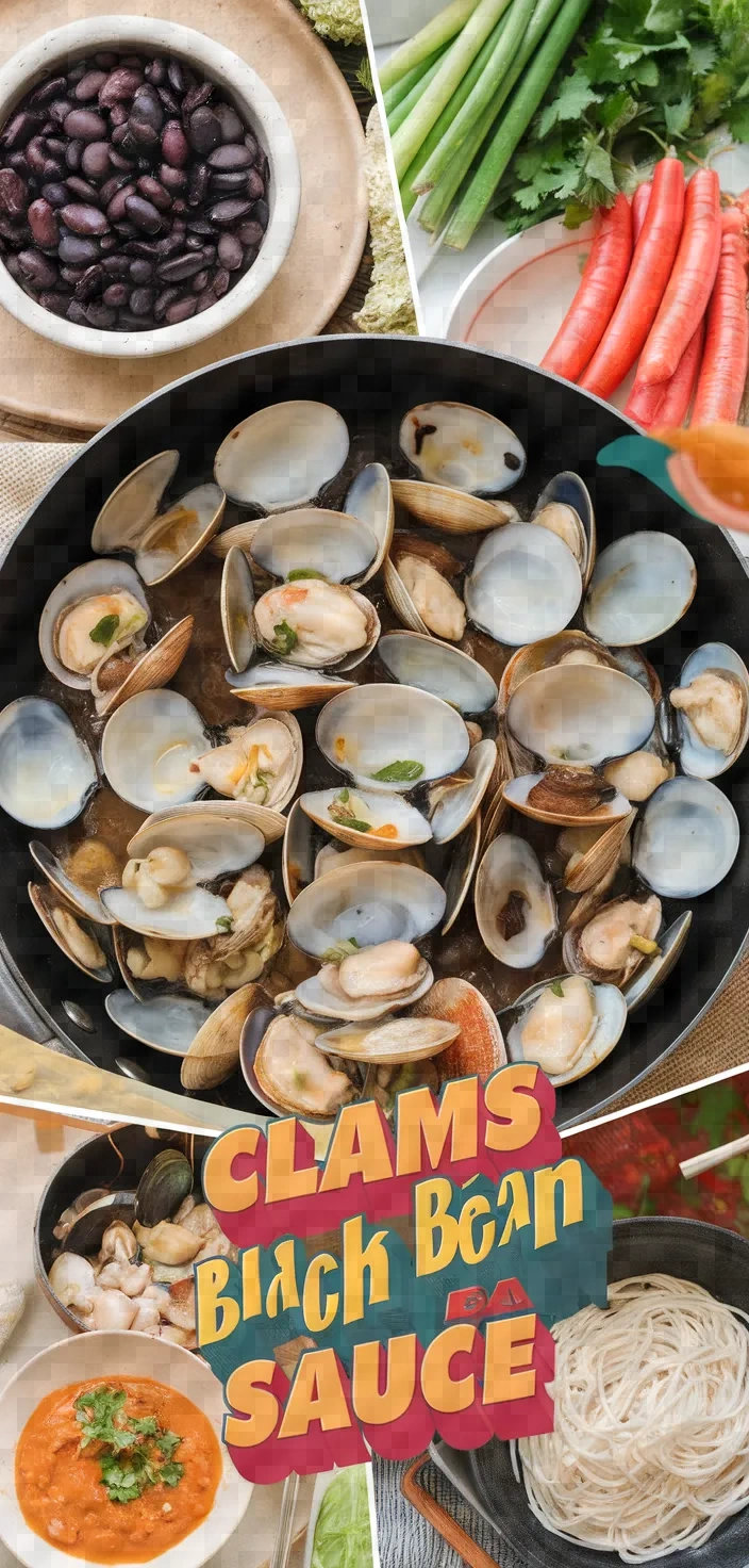 A photo of Stir Fried Clams Black Bean Sauce Oc Xao Gung Dau Den Recipe