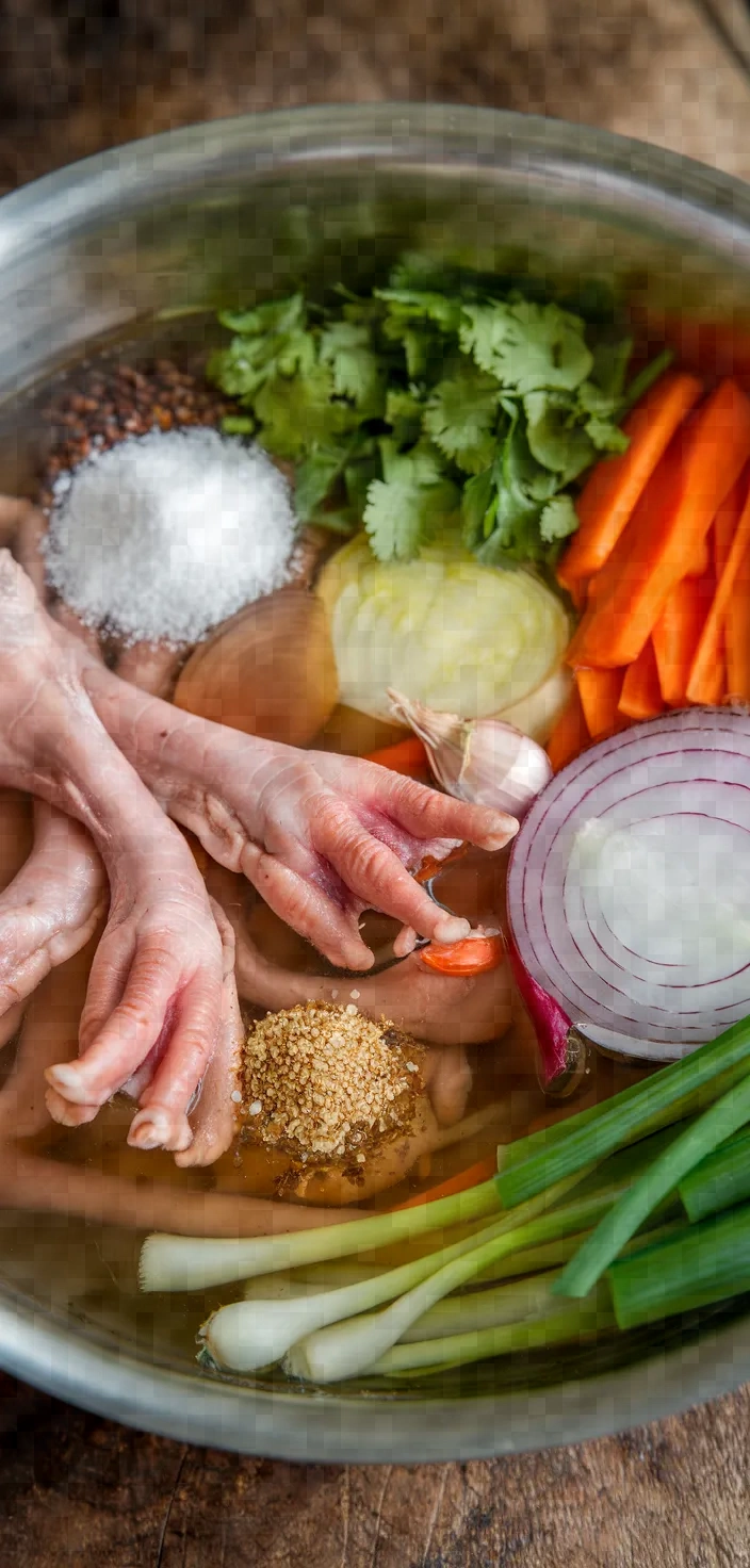 Ingredients photo for Pig Feet Soup Canh Gio Heo Recipe