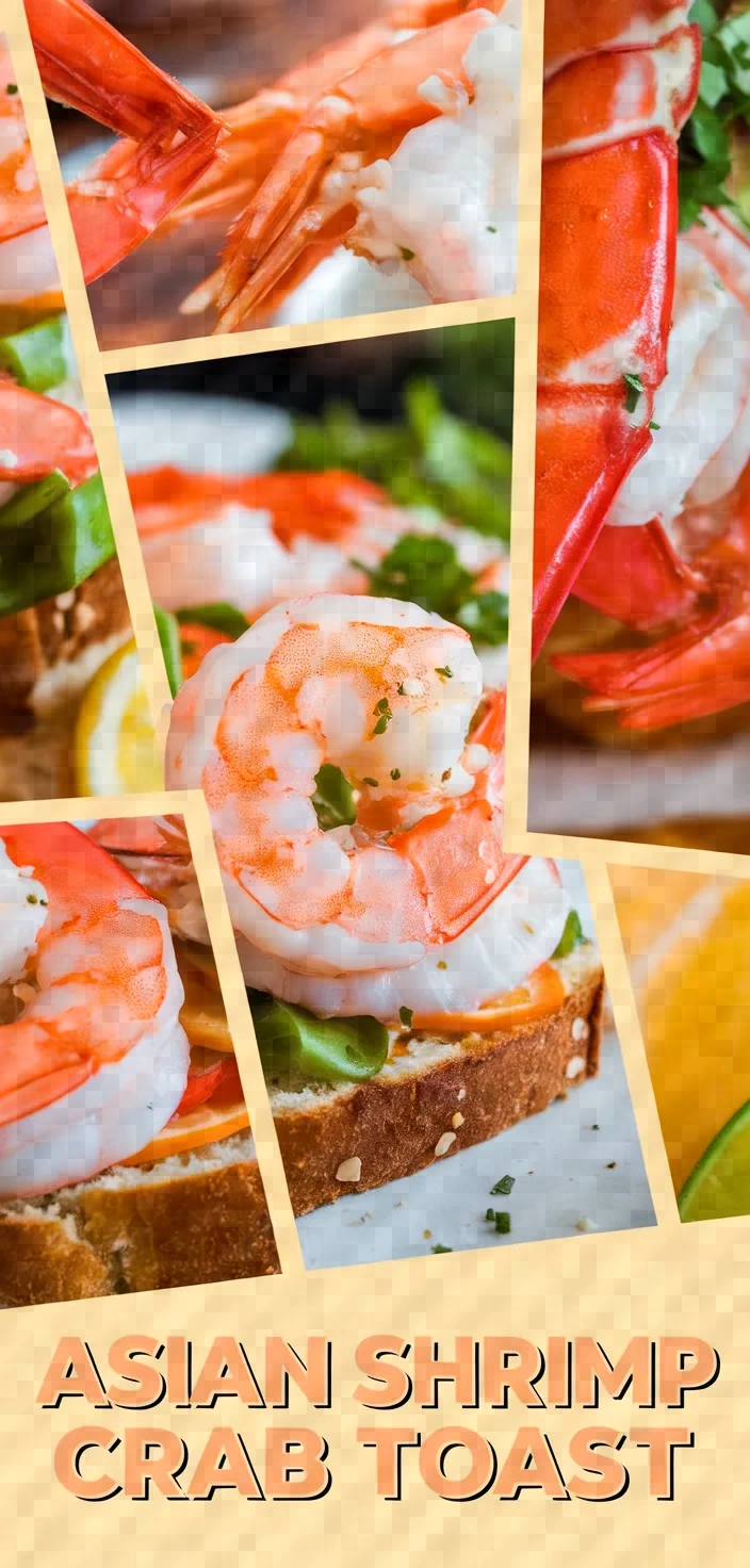 A photo of Asian Shrimp Crab Toast Recipe