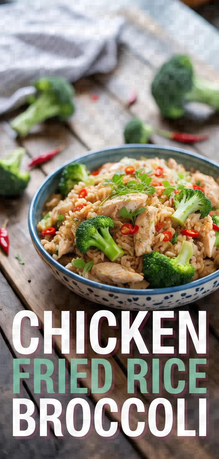 A photo of Chicken Fried Rice Broccoli Recipe