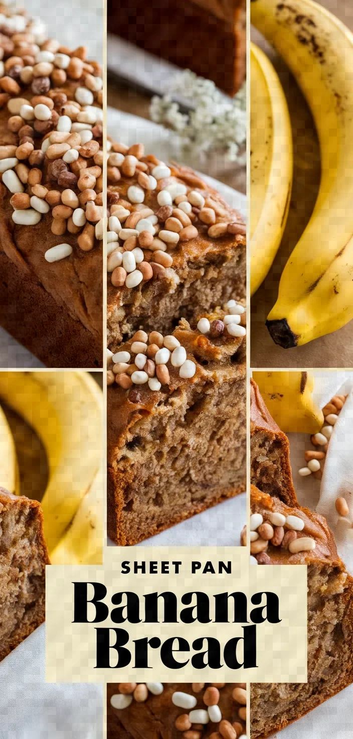 A photo of Sheet Pan Banana Bread Recipe