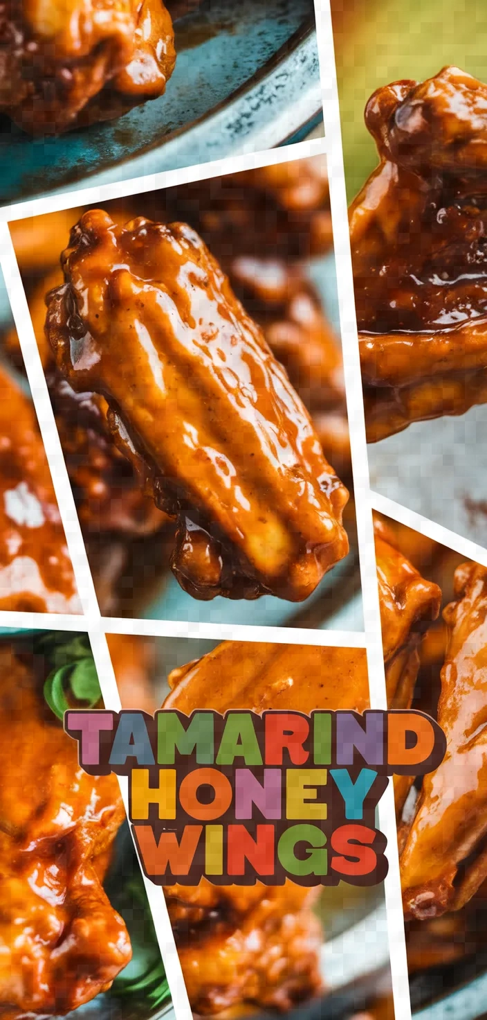 A photo of Tamarind Honey Chicken Wings Ga Rang Me Mat Ong Recipe
