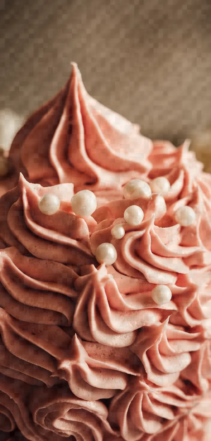 Strawberry Swiss Meringue Buttercream Frosting Recipe