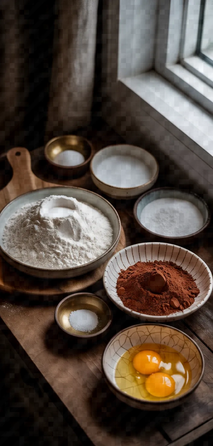 Ingredients photo for Super Moist Chocolate Cupcakes Recipe