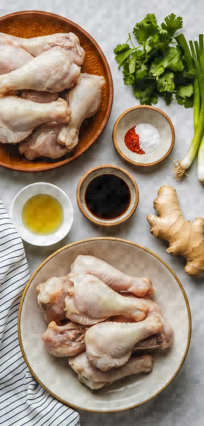 Ingredients photo for Tamarind Honey Chicken Wings Ga Rang Me Mat Ong Recipe
