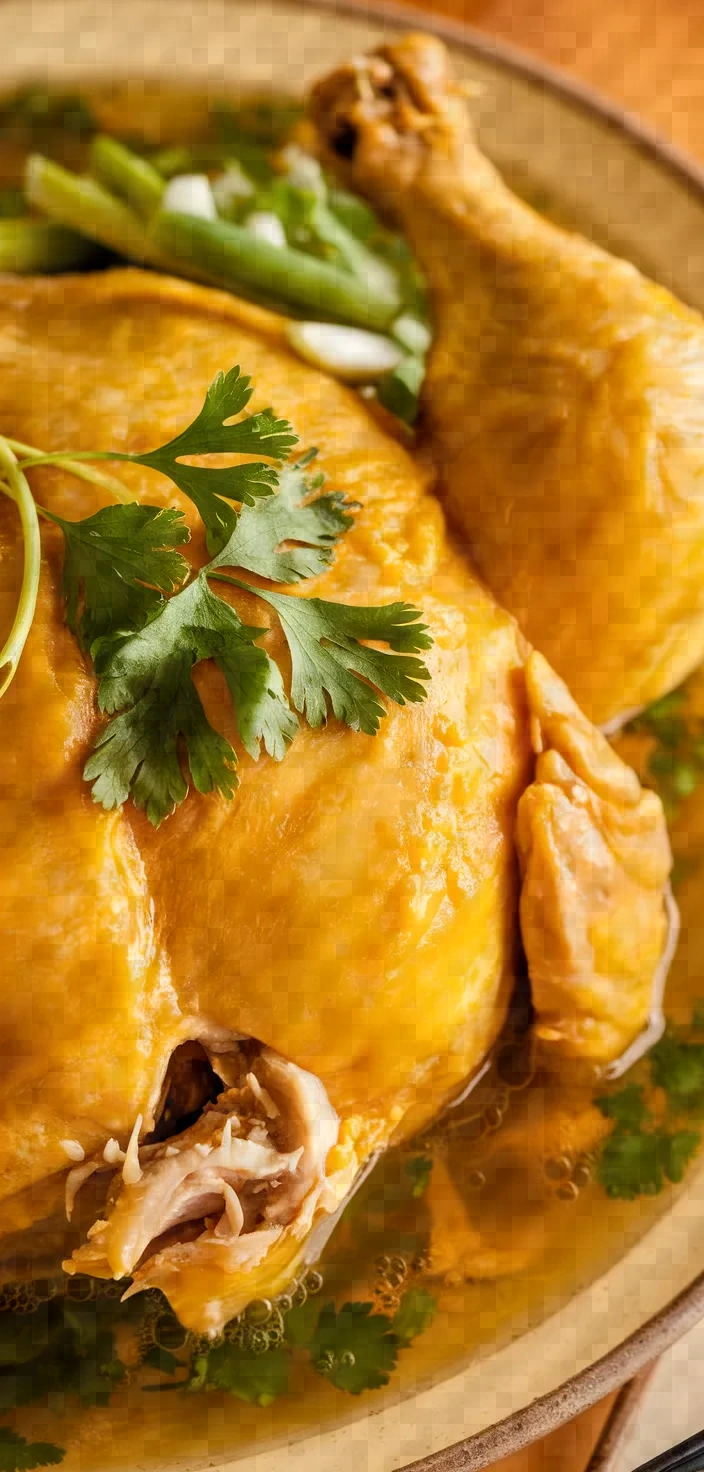 Vietnamese Boiled Yellow Chicken Recipe