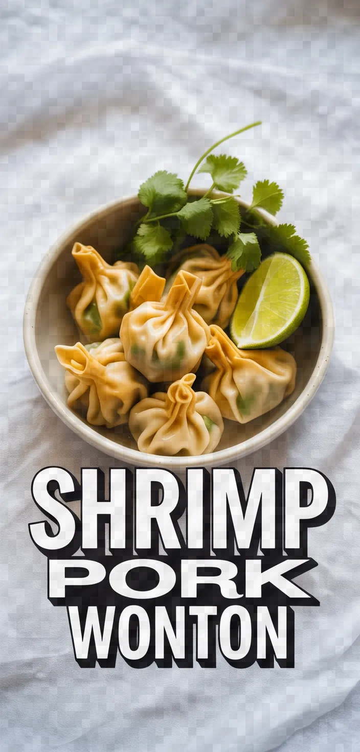 A photo of Shrimp Pork Wonton Hoanh Thanh Recipe