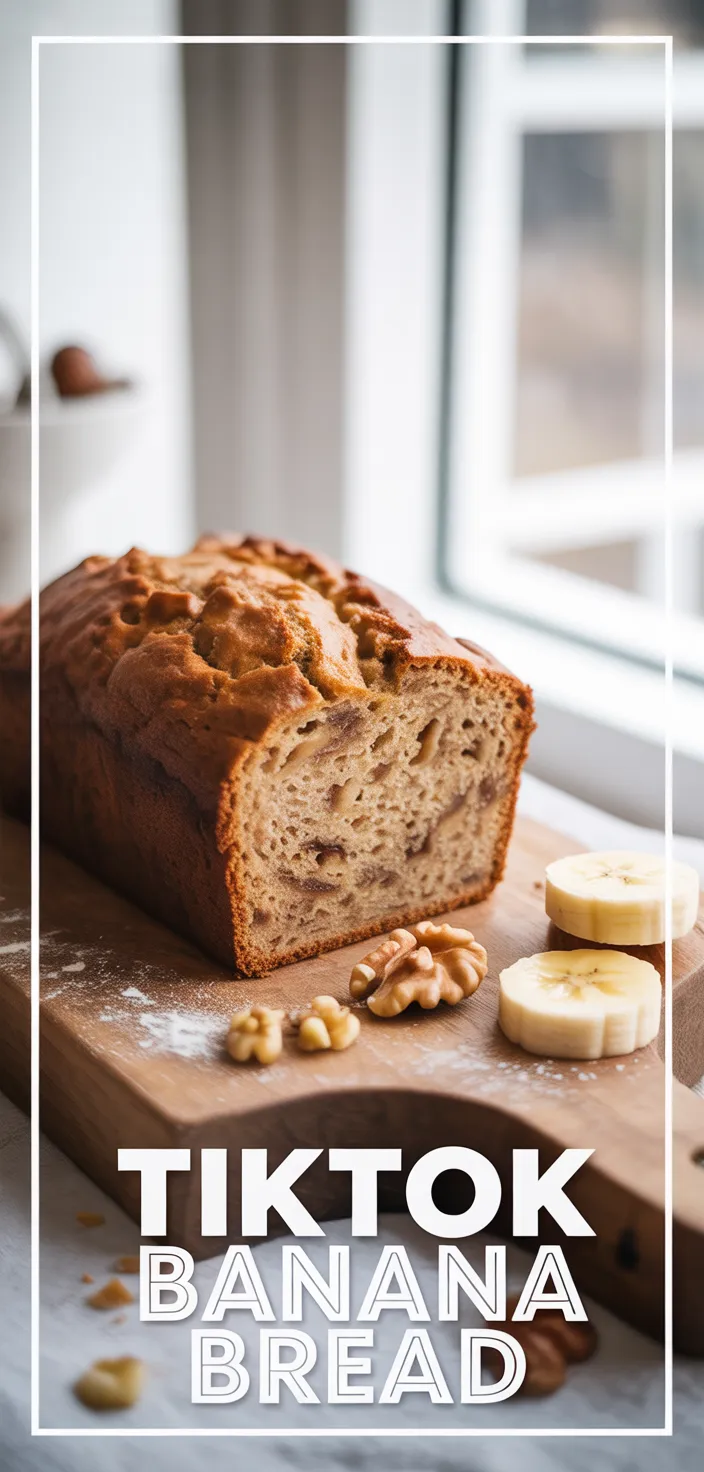 Tiktok Banana Bread Recipe