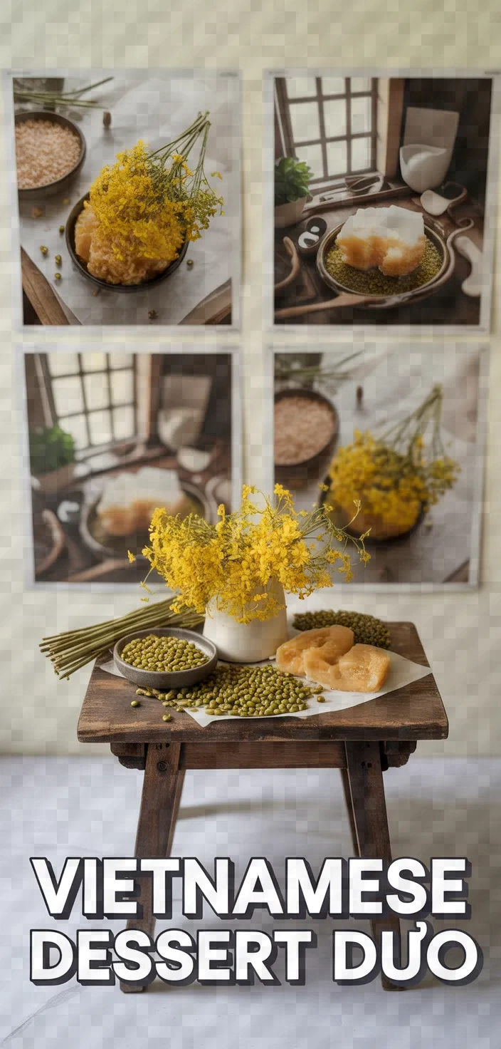 Vietnamese Mung Bean Pudding Che Hoa Cau Recipe
