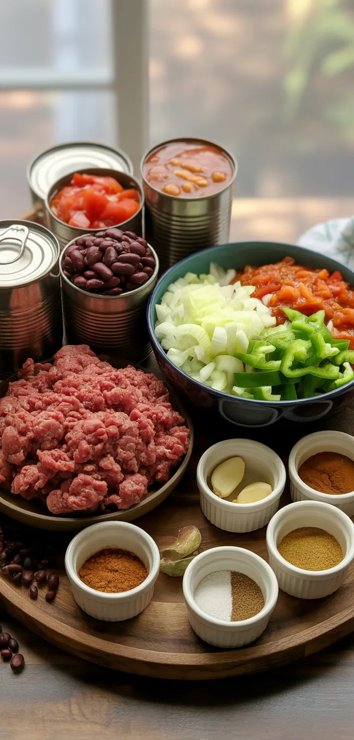Ingredients photo for Best Easy Chili Recipe
