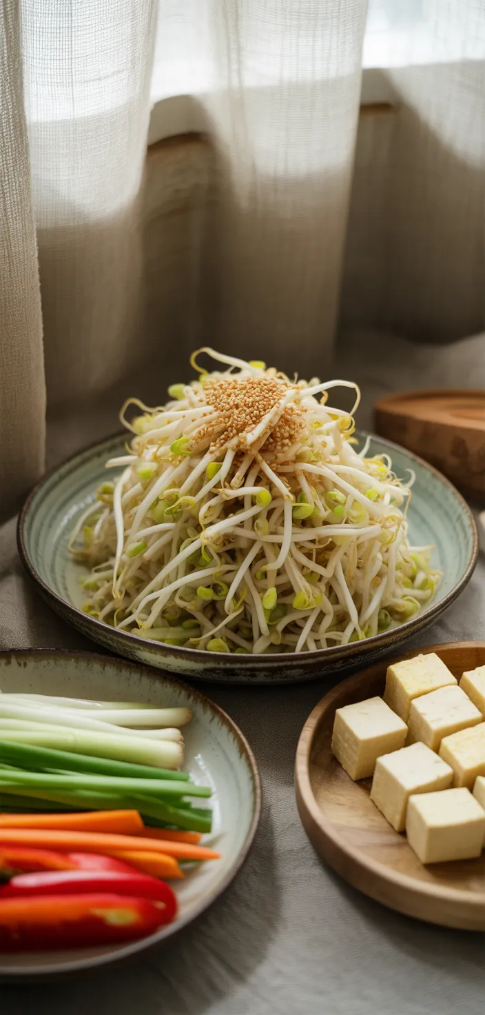 Ingredients photo for Bean Sprout Stir Fry Recipe
